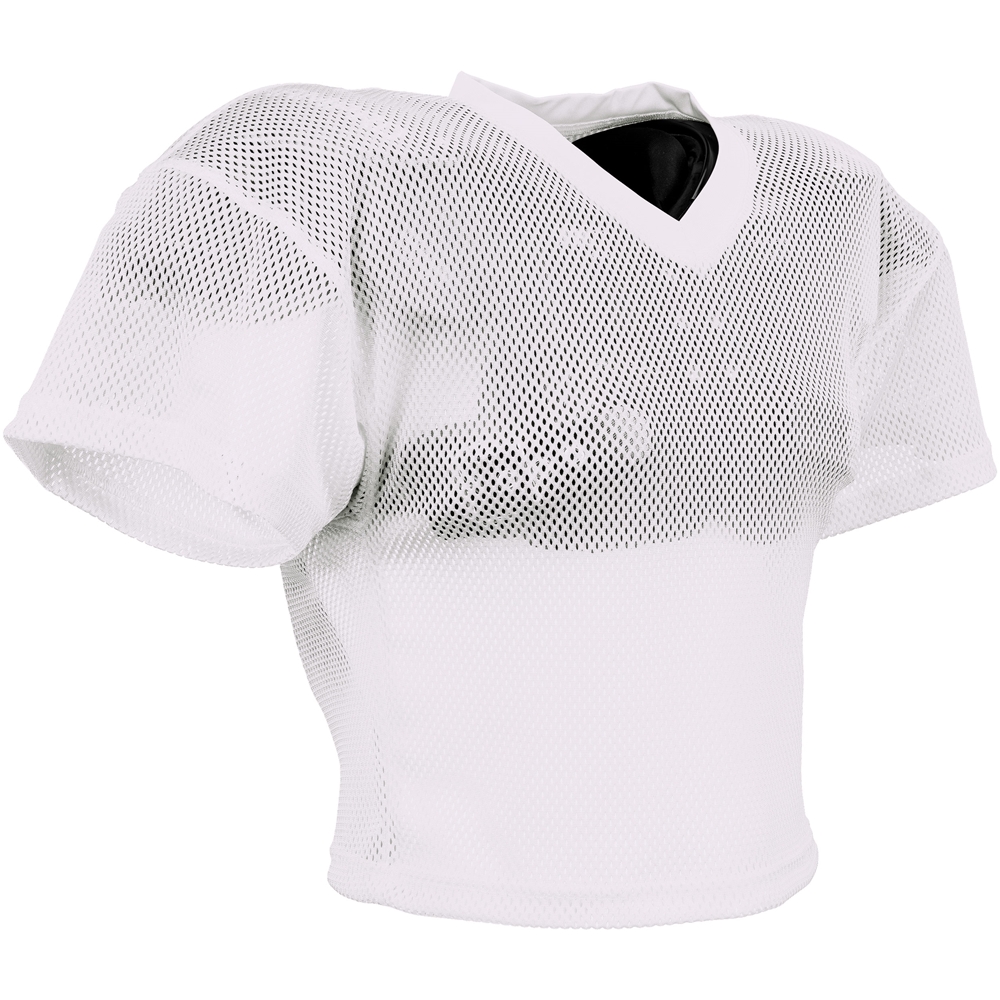 Champro FJ57 Shuffle Football Practice Men's and Youth Jersey - White